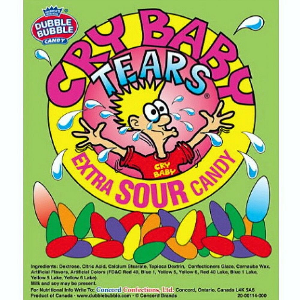 Cry Baby Tears Candy 4 LBS Concord