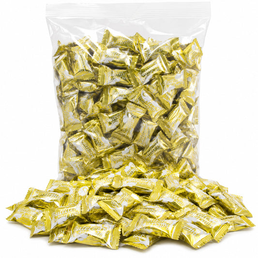 Butter Cream Toffee Hard Candy – 2 lb Bulk Bag – Individually Wrapped