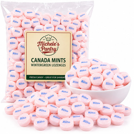 Rito Pink Wintergreen Mints – Canada Mints – 4 lbs