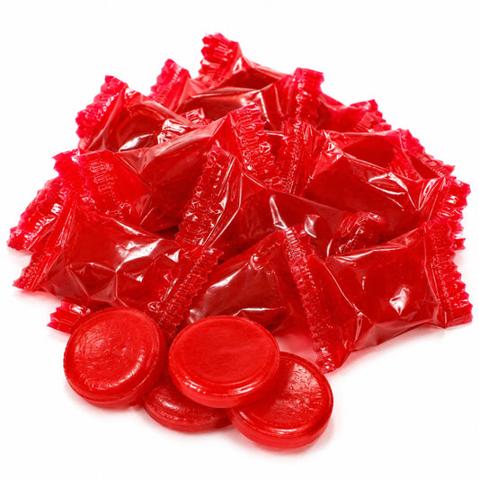 Cinnamon Discs Hard Candy – 2 lb Bulk Bag – Individually Wrapped
