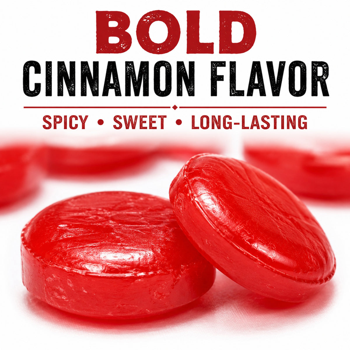 Cinnamon Discs Hard Candy – 4 lb – 2 x 2 lb Bags – Individually Wrapped