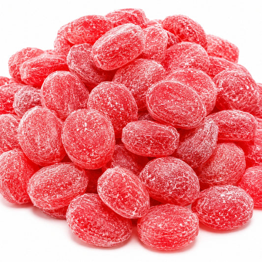 Claeys Sanded Cherry Drops Old Fashioned Nostalgic Candy , 4 lbs