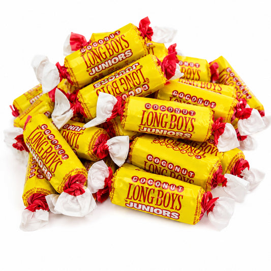 Long Boys Coconut Juniors Coconut Candy 2 lb Bag Individually Wrapped