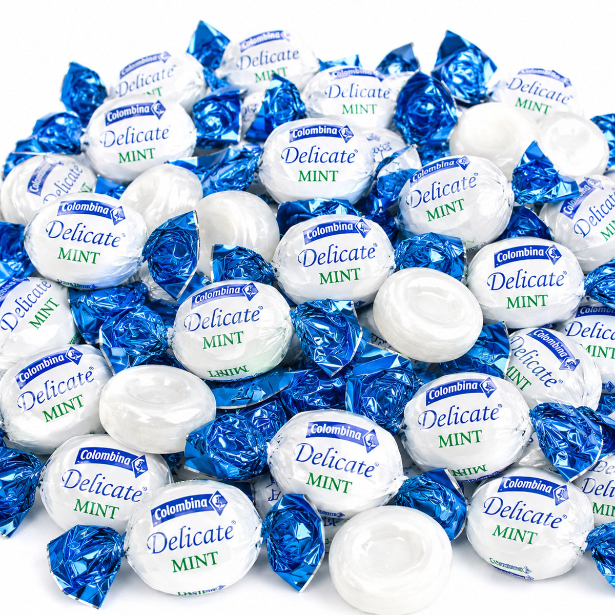 Colombina Delicate Mints Mint Drops Hard Candy- 2.2 Lbs Menta