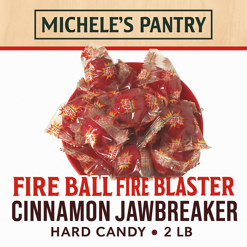 Fire Ball Fire Blaster Cinnamon Jawbreaker Hard Candy, 2 lb Bulk Bag