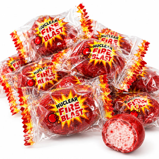 Fire Ball Fire Blaster Cinnamon Jawbreaker Hard Candy, 2 lb Bulk Bag