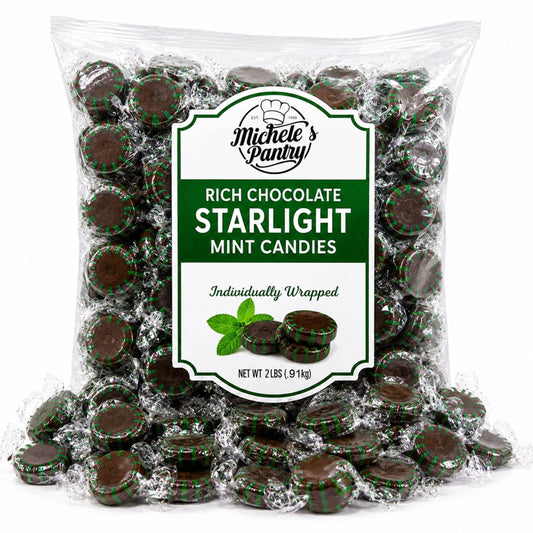 Michele's Pantry Wrapped Chocolate Starlight Mint Candies 2 lbs