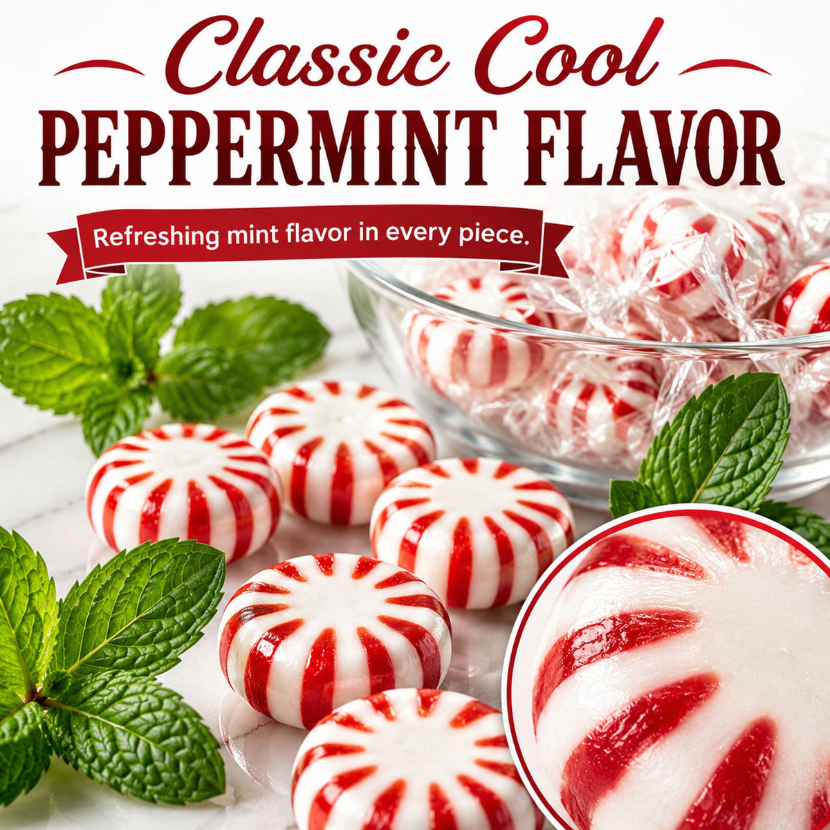 Michele's Pantry Wrapped Starlight Peppermint Candies 2 lbs