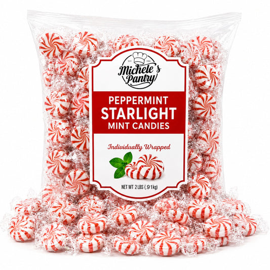 Michele's Pantry Wrapped Starlight Peppermint Candies 4 lbs