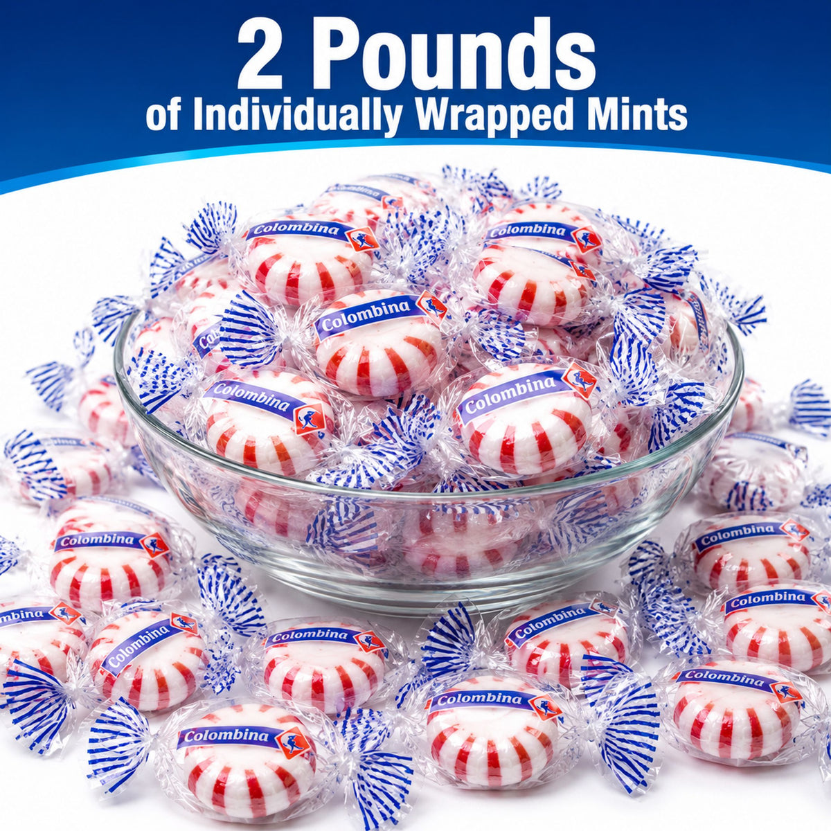 Michele's Pantry Wrapped Starlight Peppermint Candies 4 lbs