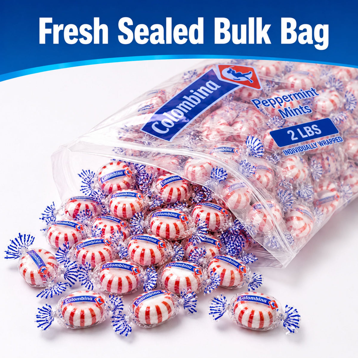 Michele's Pantry Wrapped Starlight Peppermint Candies 4 lbs