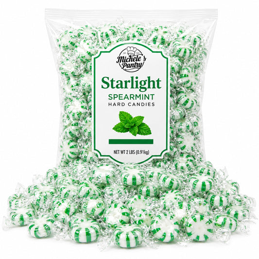 Michele's Pantry Wrapped Starlight Spearrmint Candies 2 lbs