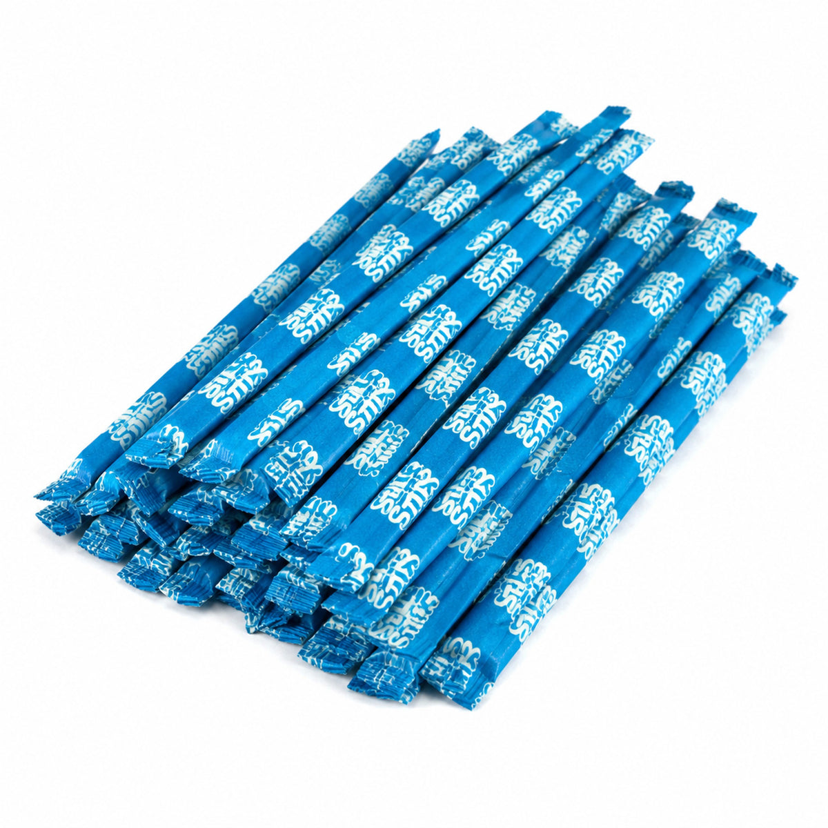 Silly Stix Blue Raspberry Powdered Candy Straws – 46 Count