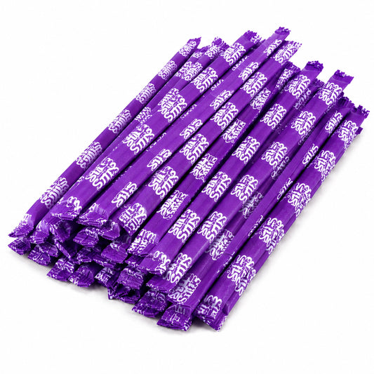 Silly Stix Purple Grape Powdered Candy Straws – 92 Count