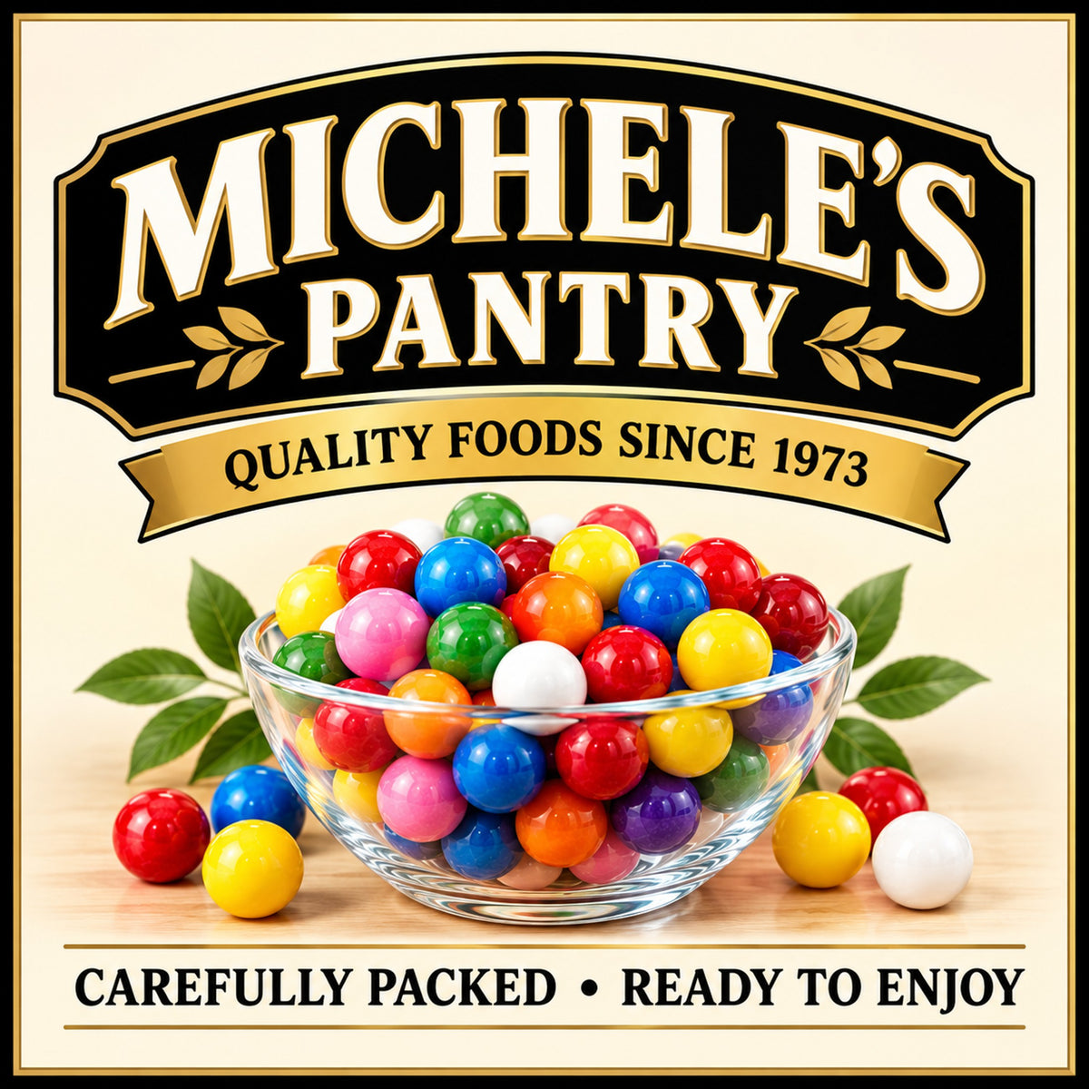 Dubble Bubble Assorted 1/2" Gumballs – 14 oz. Bulk Bag