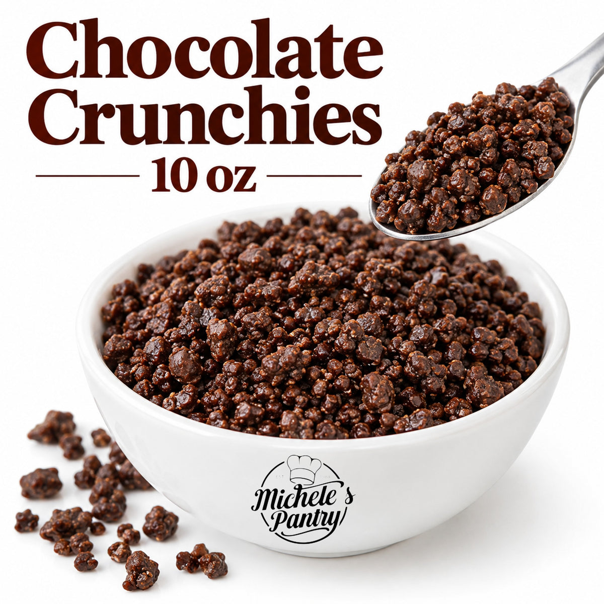 Michele's Pantry Chocolate Crunchies Ice Cream Cake Topping – 10 oz