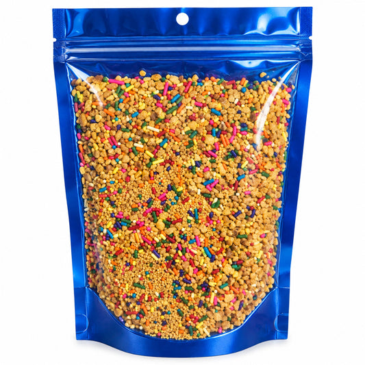 Michele's Pantry Peanut Brittle Crunch Ice Cream Topping with Sprinkles 14 oz