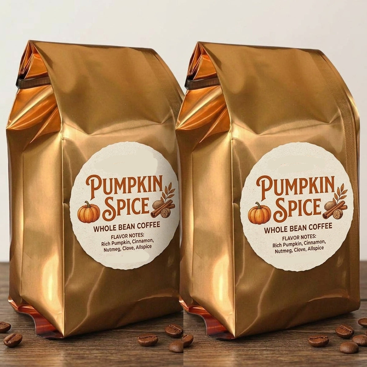 Fasig’s Pumpkin Spice Flavored Coffee – 100% Arabica, Fresh Roasted
