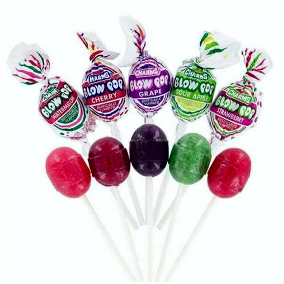 Charms Assorted Blow Pop Lollipops 2 Lb Bulk Family Pack CHARMS
