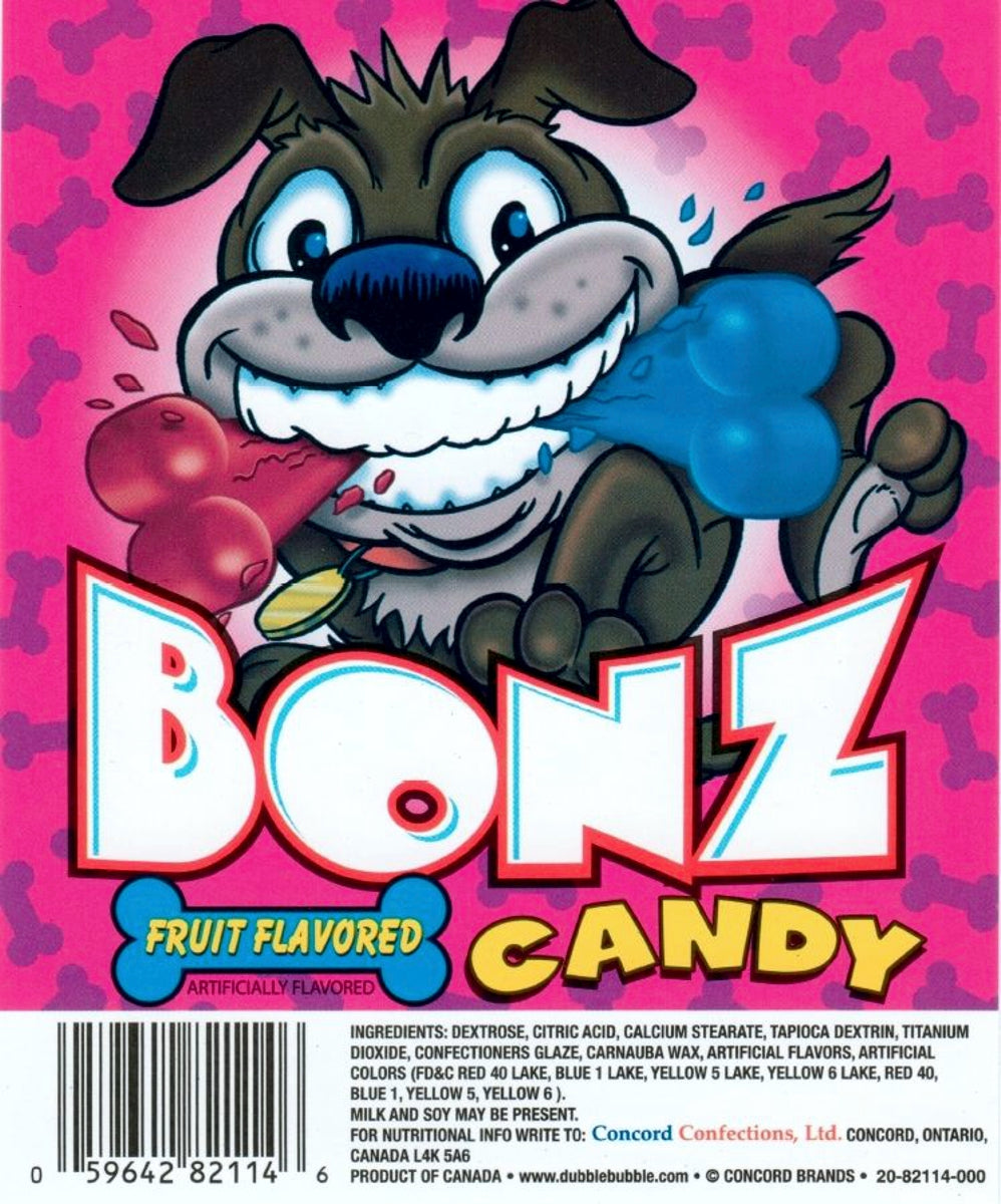Dubble Bubble Bonz Bone Shaped Candy 4 lbs.