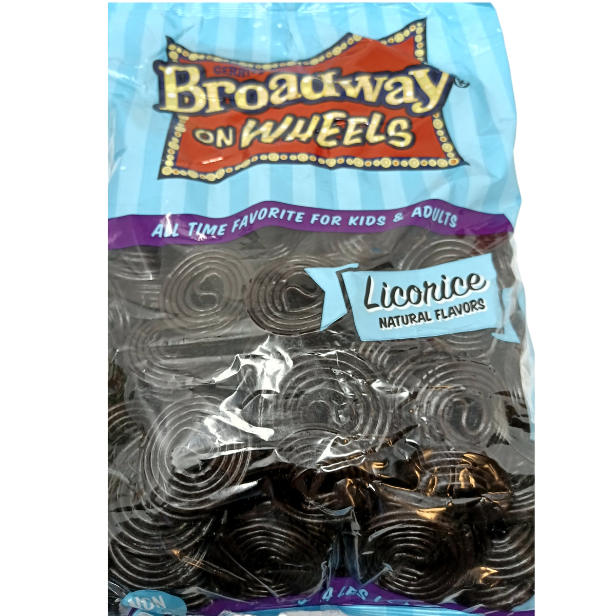 Gustaf's Italian Black Licorice Wheels 4.4 lbs.