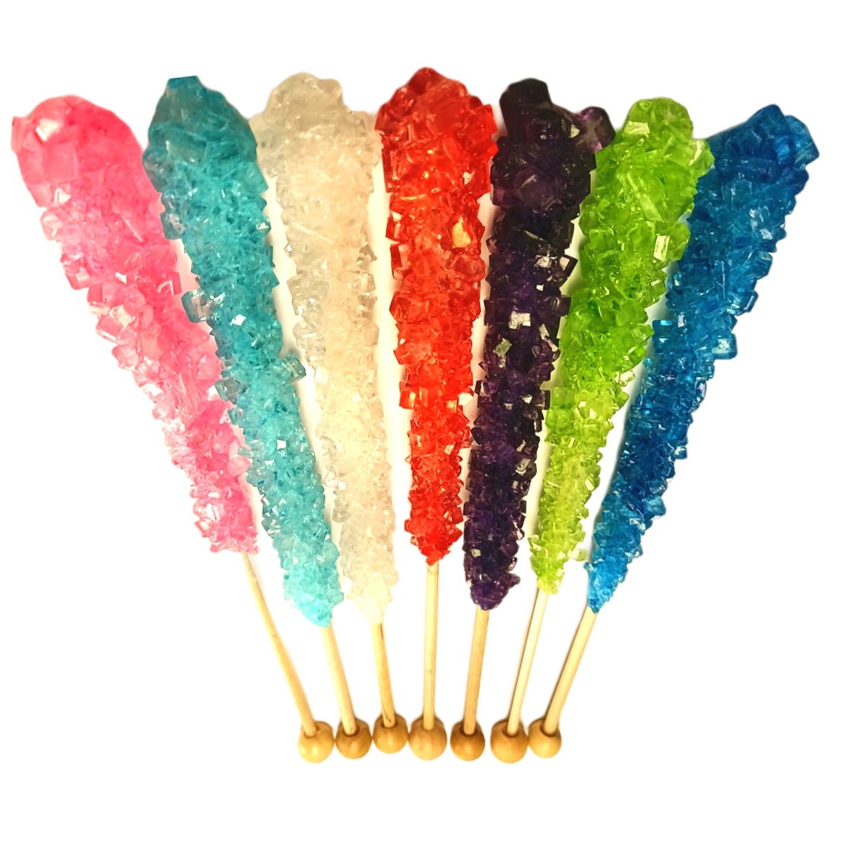 Assorted Swizzle Sticks, Rock Candy, 12 Sticks, Michele's Pantry
