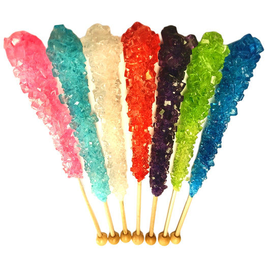 Assorted Swizzle Sticks, Rock Candy, 12 Sticks, Michele's Pantry
