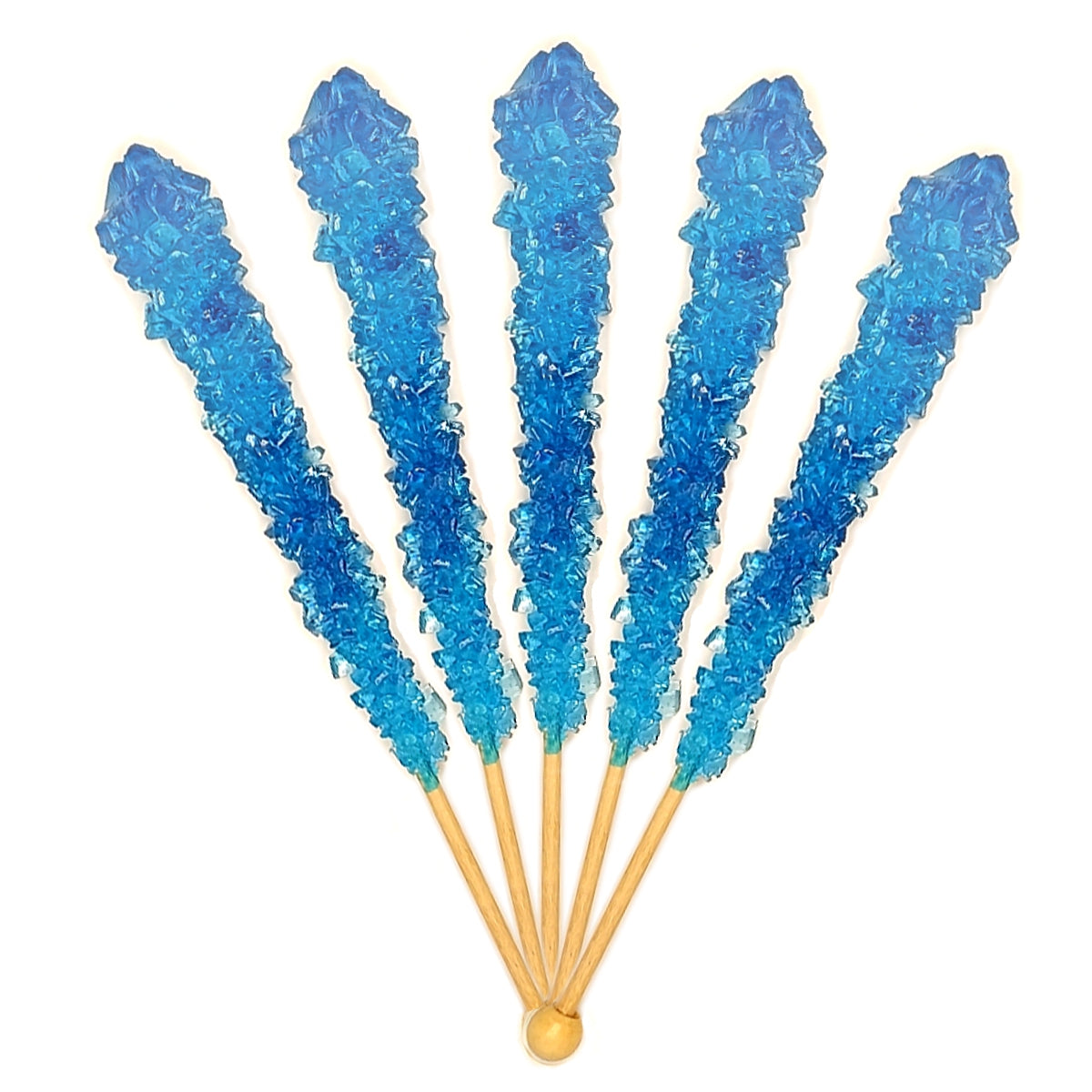 Blue Swizzle Sticks, Rock Candy, 12 Sticks, Blue Raspberry Flavor Michele's Pantry