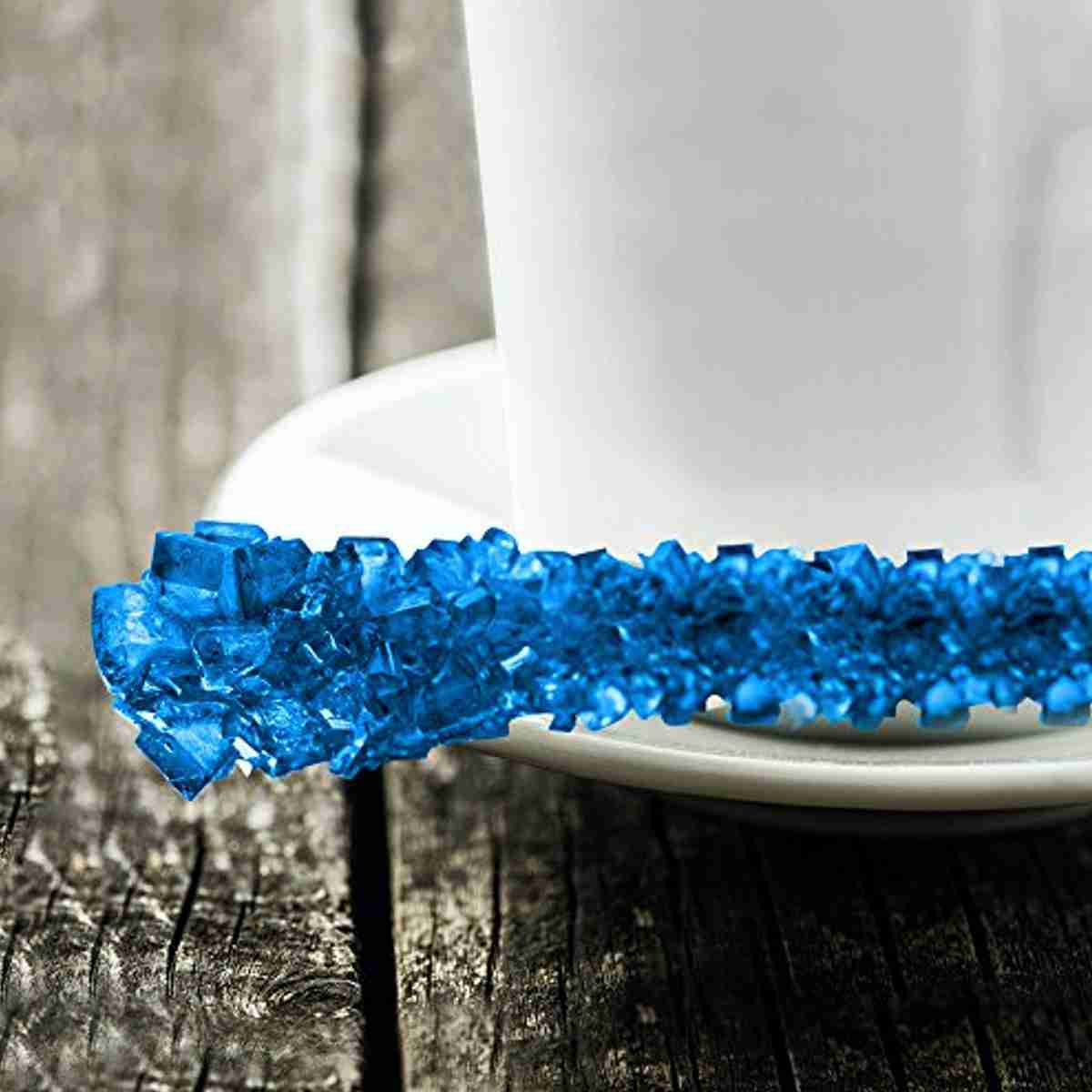 Blue Swizzle Sticks, Rock Candy, 12 Sticks, Blue Raspberry Flavor Michele's Pantry