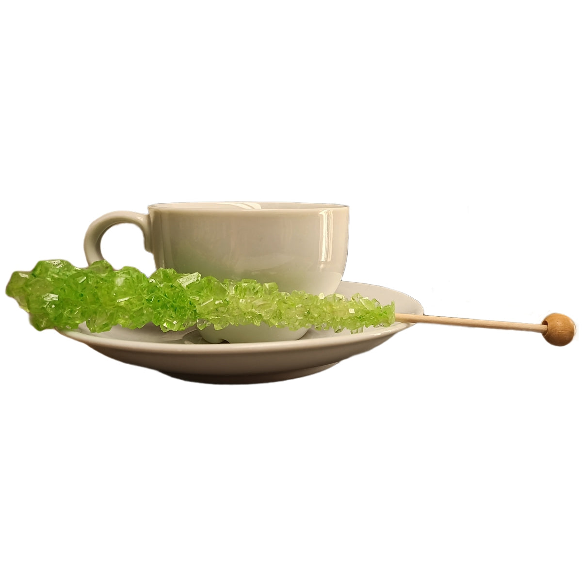 Green Swizzle Sticks, Rock Candy, 12 Sticks, Michele's Pantry