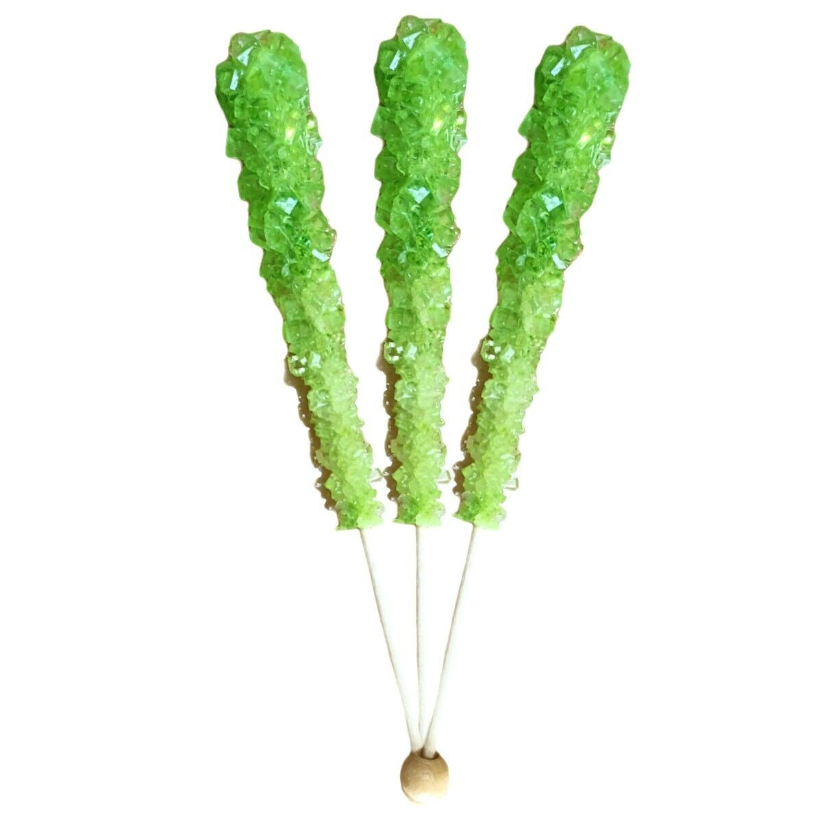 Green Swizzle Sticks, Rock Candy, 12 Sticks, Michele's Pantry