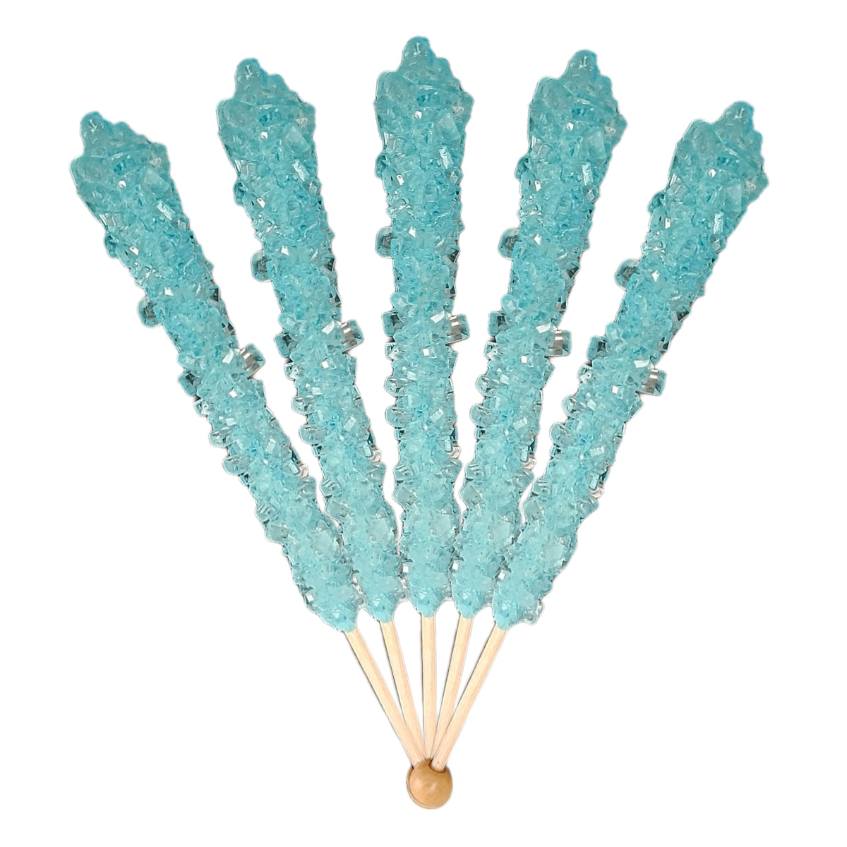Light Blue Swizzle Sticks, Rock Candy, 12 Sticks, Michele's Pantry