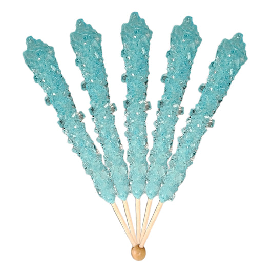 Light Blue Swizzle Sticks, Rock Candy, 12 Sticks, Michele's Pantry
