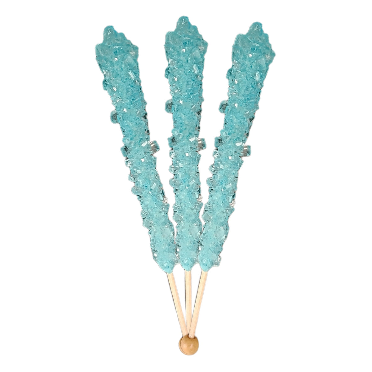 Light Blue Swizzle Sticks, Rock Candy, 12 Sticks, Michele's Pantry