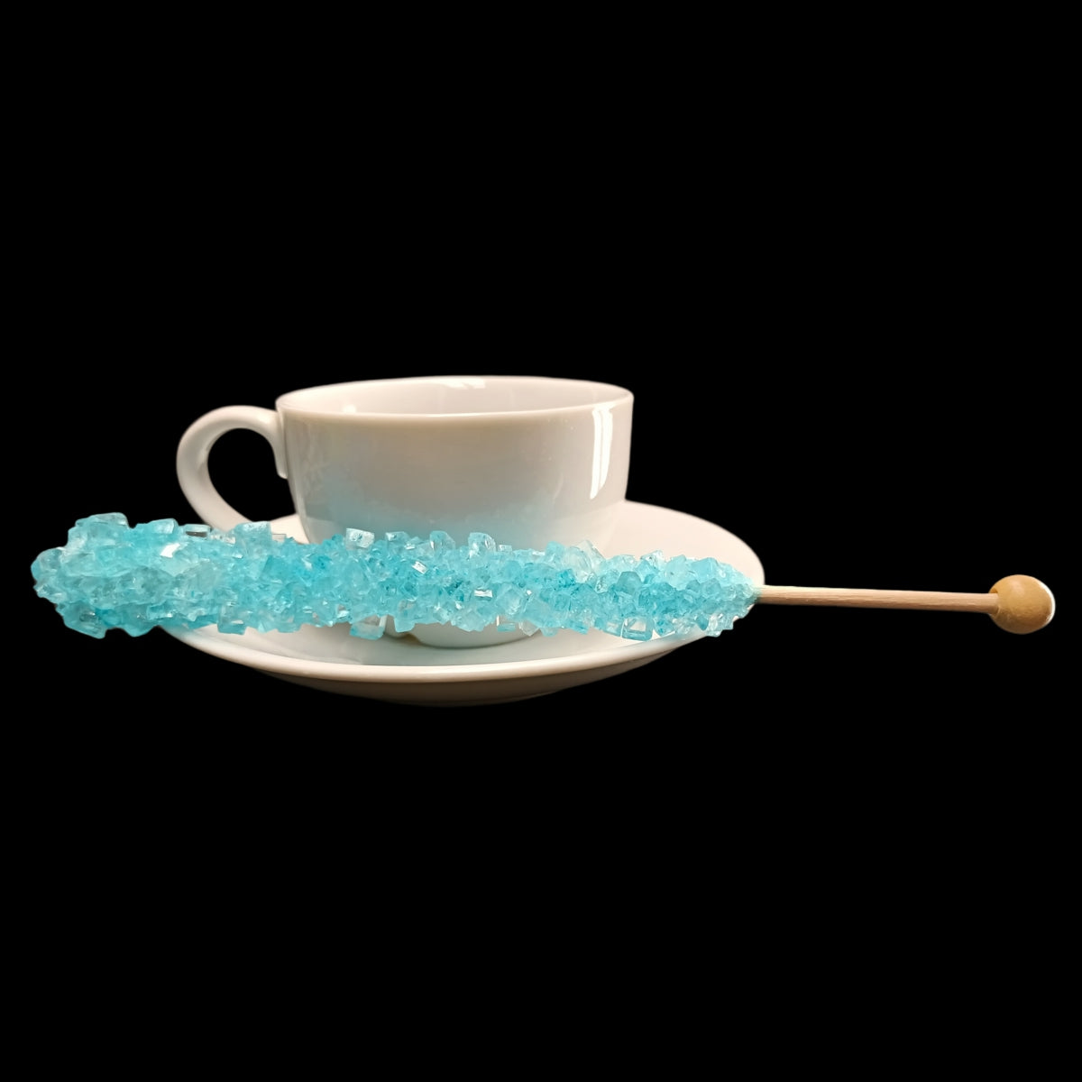 Light Blue Swizzle Sticks, Rock Candy, 12 Sticks, Michele's Pantry