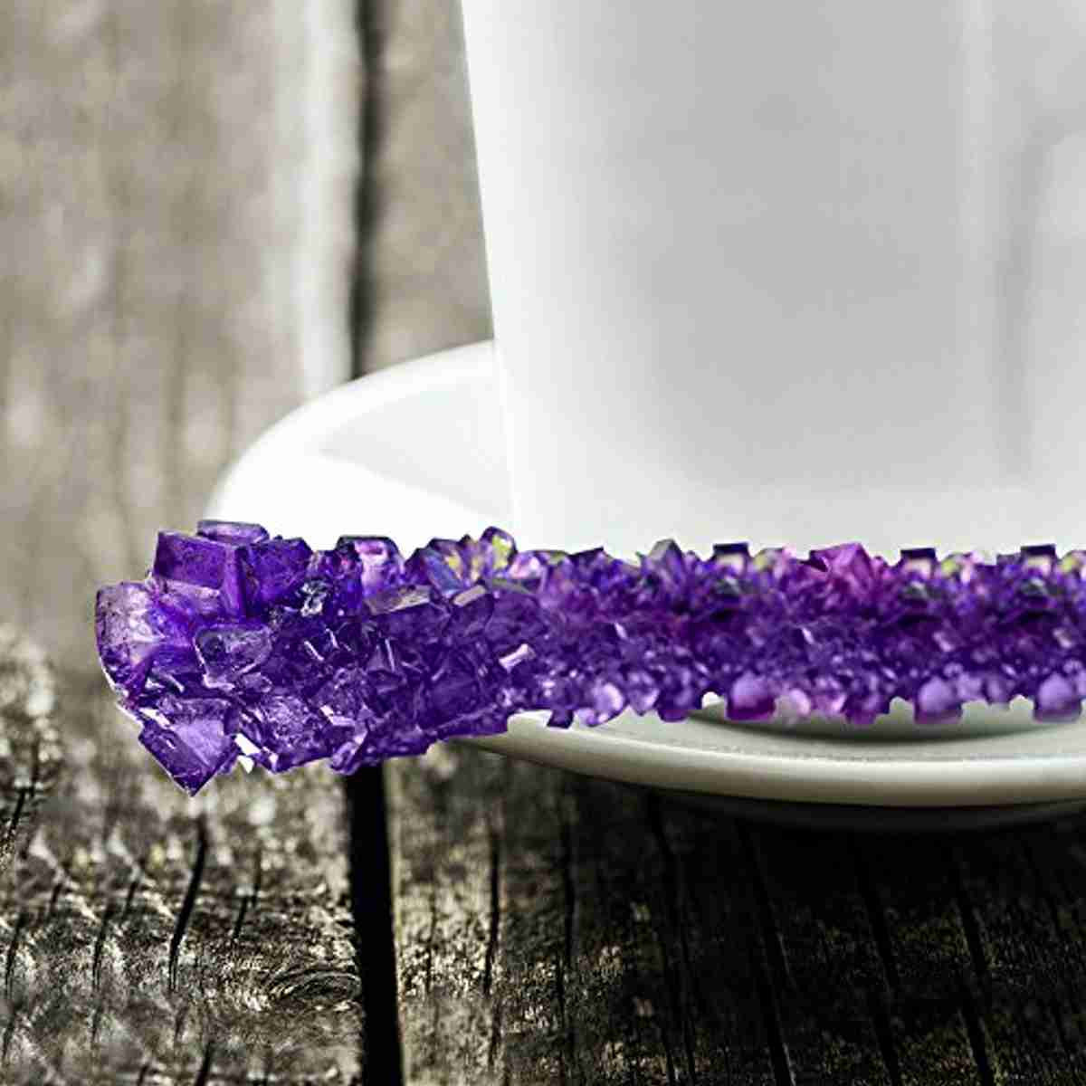 Purple Swizzle Sticks, Rock Candy, 12 Sticks, Dryden & Palmer