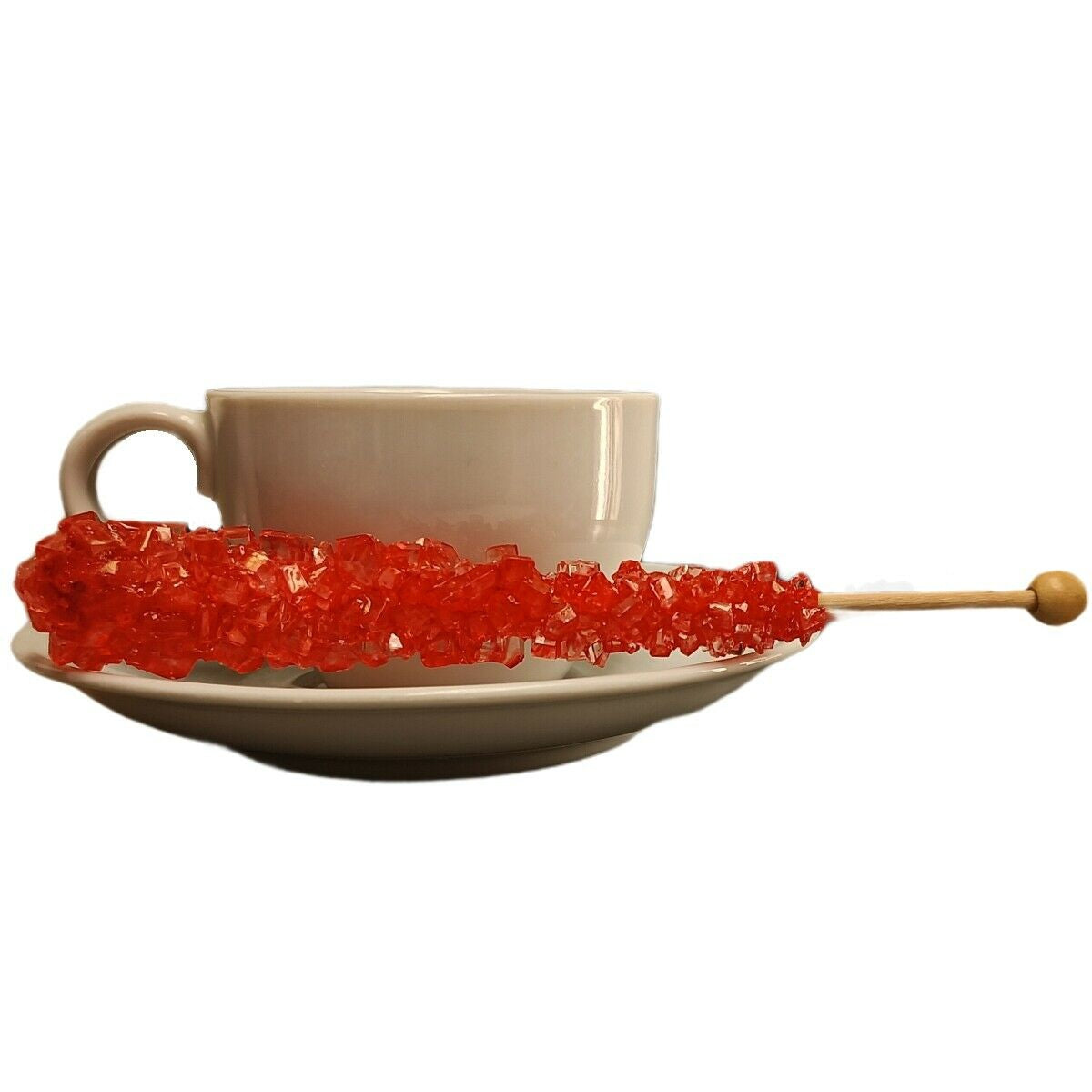 Red Swizzle Sticks, Rock Candy, 12 Sticks, Cherry Flavor Michele's Pantry