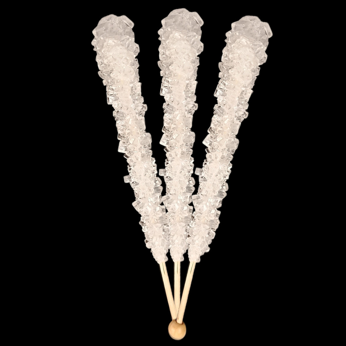 White Swizzle Sticks, Rock Candy, 12 Sticks, Michele's Pantry