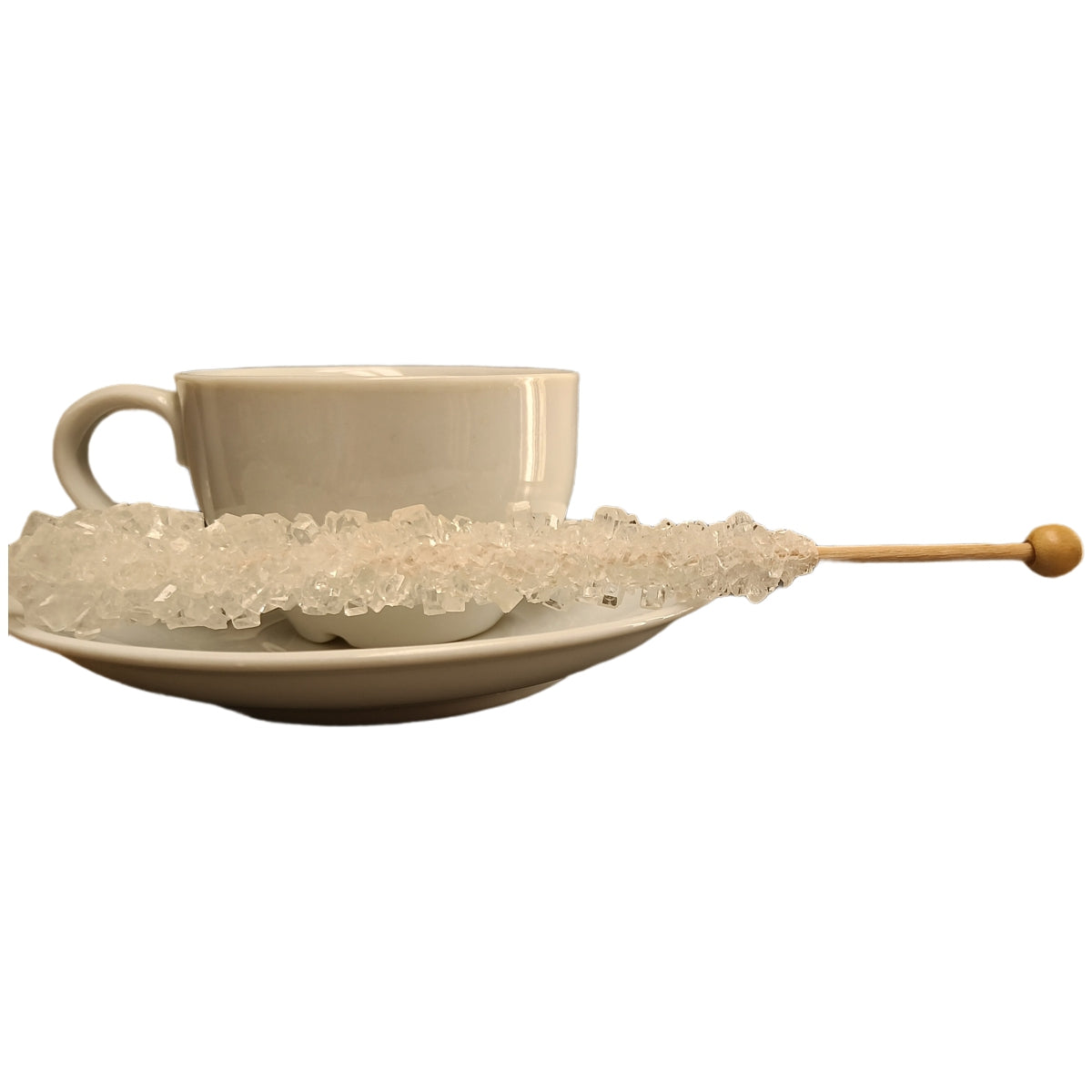 White Swizzle Sticks, Rock Candy, 12 Sticks, Michele's Pantry