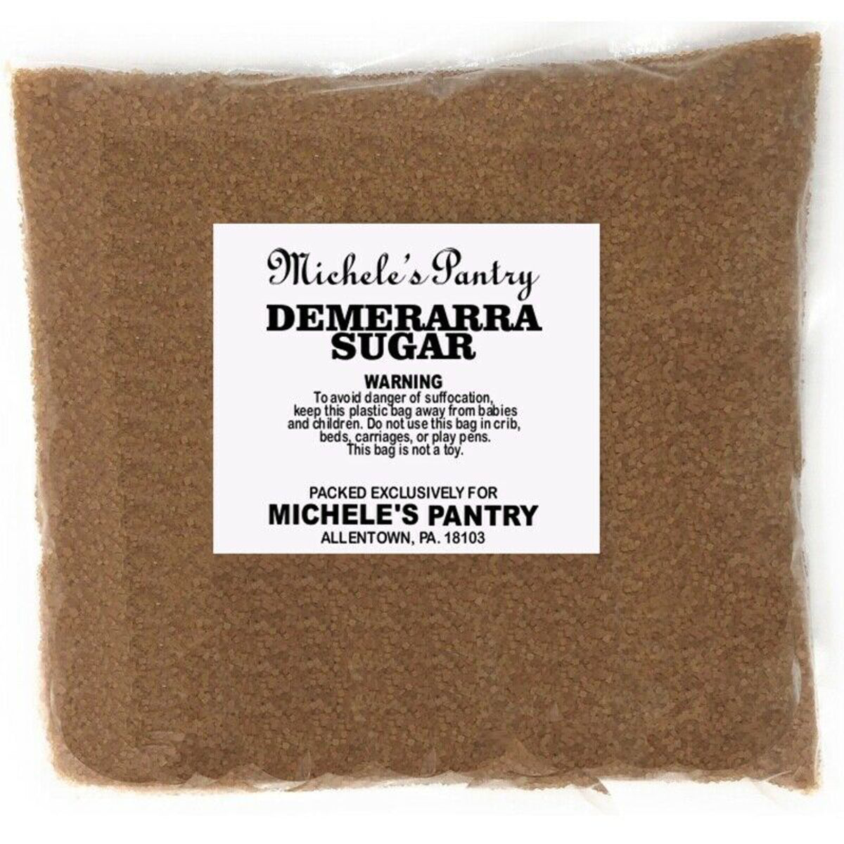 Michele's Pantry Demerara Sugar (Unrefined Sugar) ~ 6 Lbs