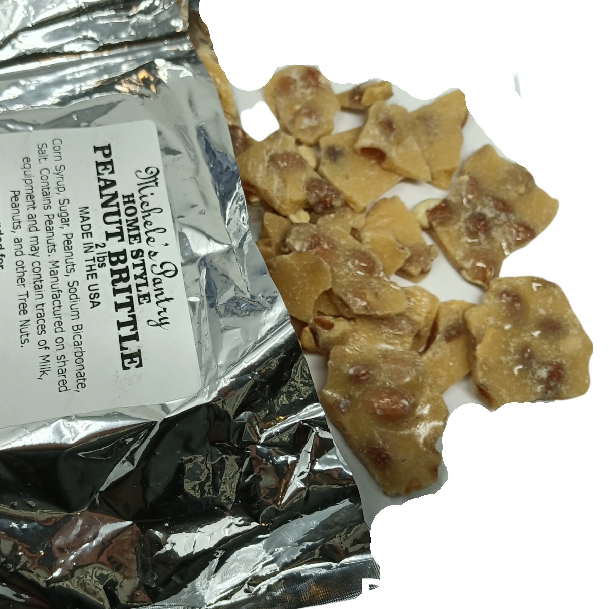 Michele's Pantry Hand Made Peanut Brittle 2 lbs Michele's Pantry