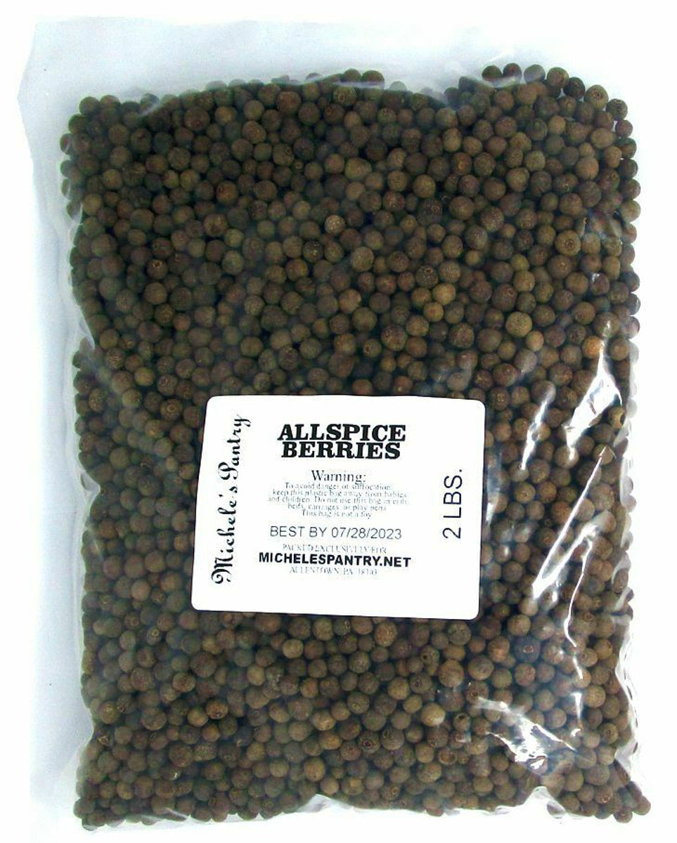 Michele's Pantry Allspice Berries 2 lbs. Net Wt.  (B-2-A) Fasig Enterprises