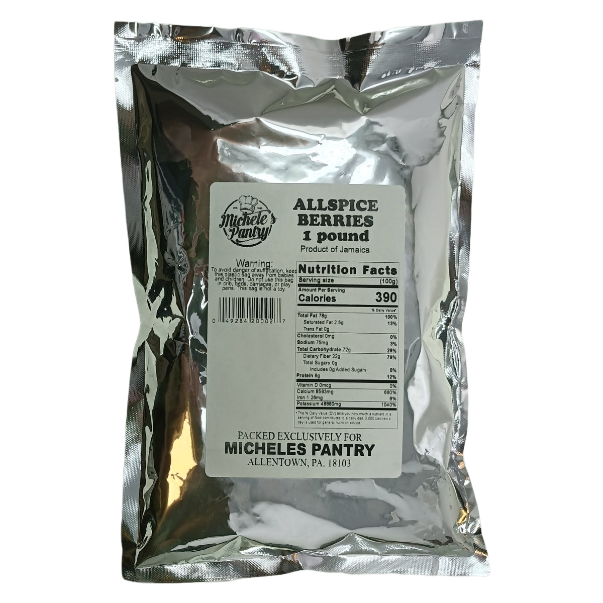 Michele's Pantry Allspice Berries 16 oz. Net Wt.  (B-2-A)